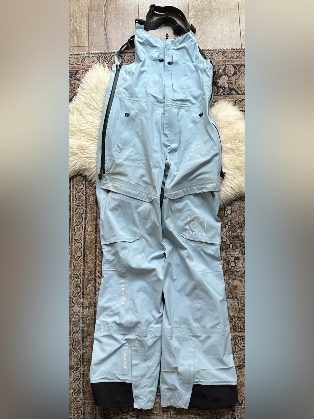 Burton AK Kimmy Gore-Tex 3L Stretch Bib Pants XS Moonrise